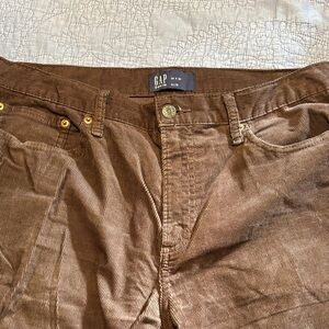 GAP Men's Tan Corduroy Trousers